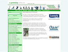 Tablet Screenshot of gartenshop-online.de